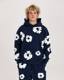 Denim Tears The Cotton Wreath Navy Sweatpants