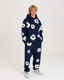 Denim Tears The Cotton Wreath Navy Sweatpants