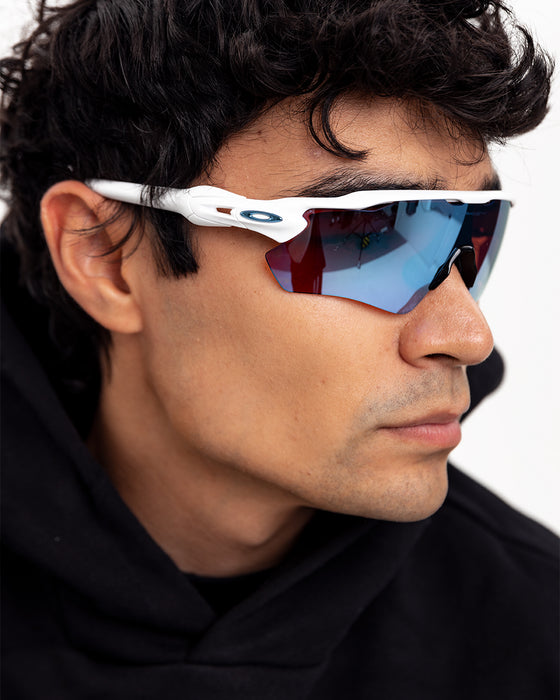 Oakley Radar EV Path Polished White Injected Mens Sunglasses