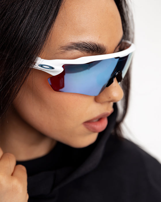 Oakley Radar EV Path Polished White Injected Mens Sunglasses