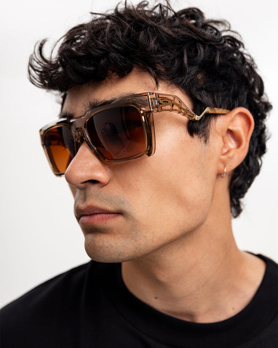 Oakley Enigma Ink DL Transparent Warm Brown Injected Sunglasses