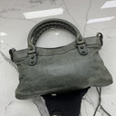 Balenciaga Green 103208 The First City 2Way with Mirror Shoulder Bag | Pre-Loved