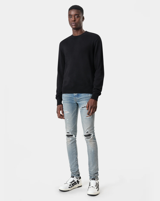 Amiri MX1 Plaid Print Jean Clay Indigo