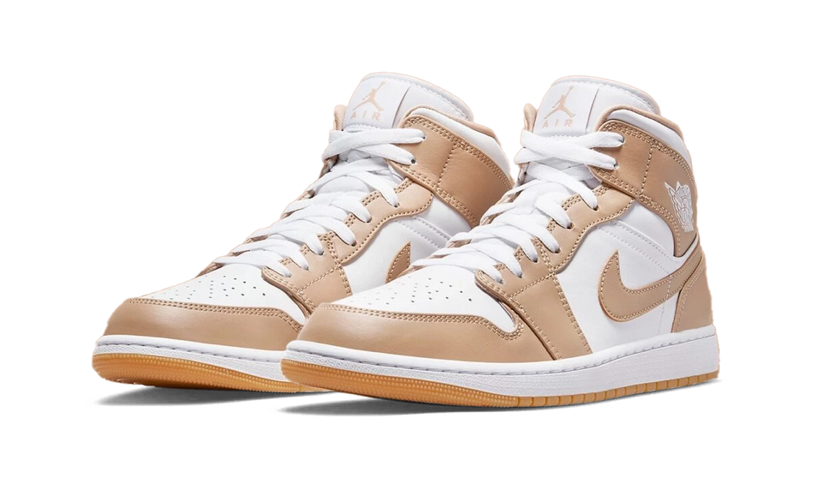 Air Jordan 1 Mid Tan Gum
