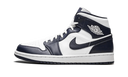 Air Jordan 1 Mid White Metallic Gold Obsidian