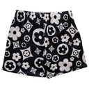 Bravest Studios Flower Shorts Black