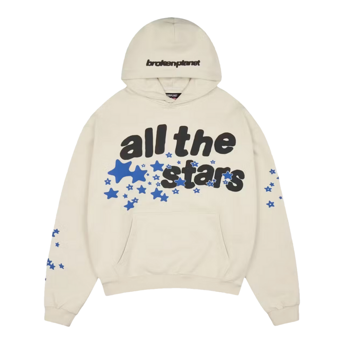 Broken Planet All The Stars Hoodie Ivory White