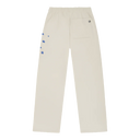 Broken Planet All The Stars Straight Leg Ivory White Sweatpants