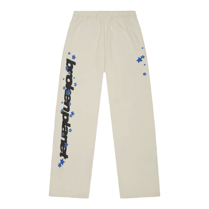 Broken Planet All The Stars Straight Leg Ivory White Sweatpants