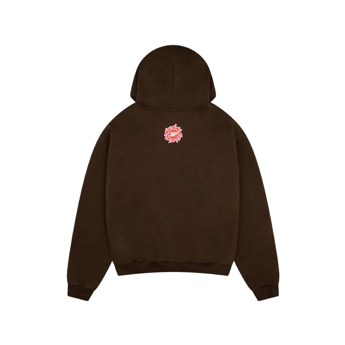 Broken Planet It Starts With Luv Mocha Brown Hoodie
