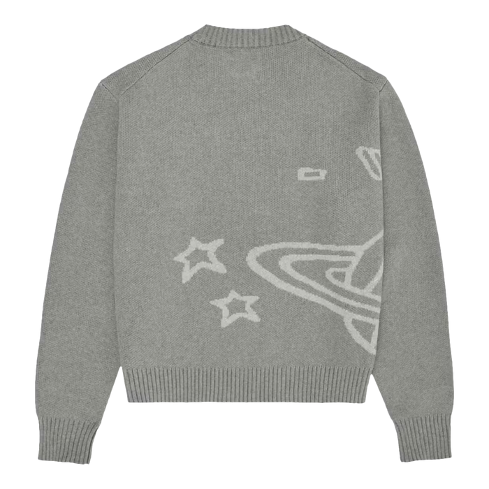 Broken Planet Knit Sweater Heather Grey