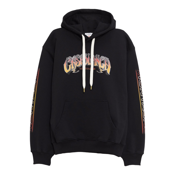 Casablanca Black Ski Printed Hoodie