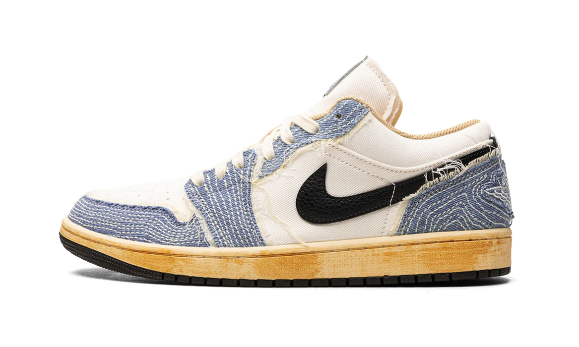 Air Jordan 1 Low SE WRMK Sashiko Denim