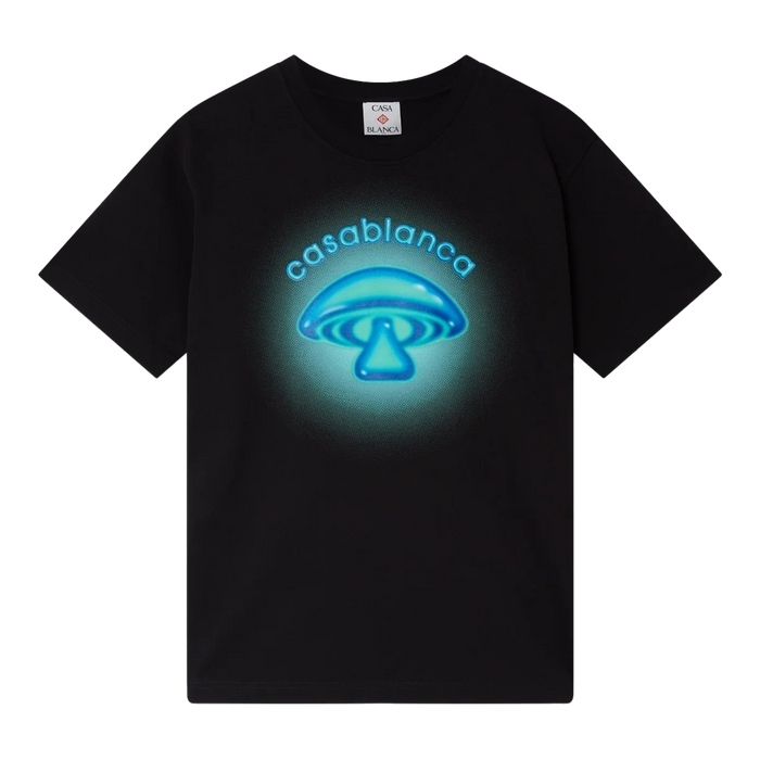 Casablanca Airbrush Mushroom Classic T-shirt Black