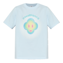 Casablanca Airbrush Smiley Classic T-shirt Light Blue