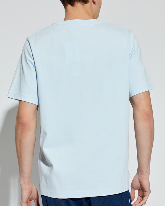 Casablanca Airbrush Smiley Classic T-shirt Light Blue