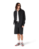 Casablanca Black Laser Long Sleeve Denim Shirt