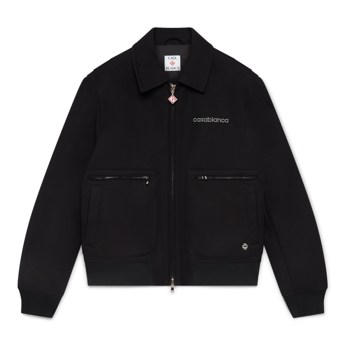 Casablanca Black Wool Blouson
