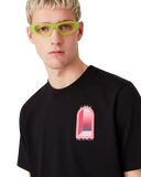 Casablanca Black & Pink Arches Short Sleeve T‑Shirt