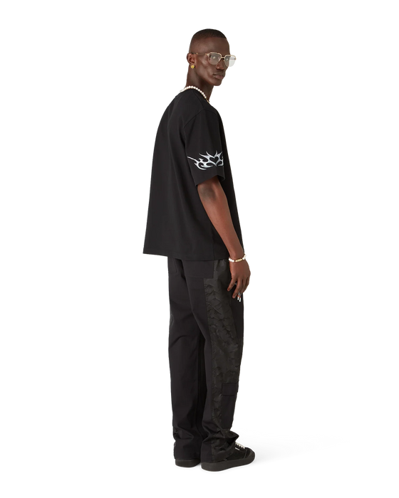 Casablanca Blades Oversized Short Sleeve T-shirt Black