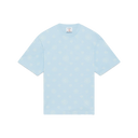 Casablanca Blue Applique Monogram Oversized Short Sleeve T‑Shirt