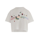 Casablanca Butterfly Boxy Cropped T-shirt