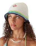Casablanca Stripe Crochet Hat