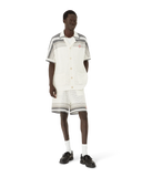 Casablanca Tennis Crochet Shirt White