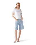 Casablanca Crystal Warped Logo Fitted T-shirt