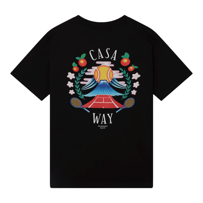 Casablanca Casa Way Mountain Short-Sleeve T-Shirt Black