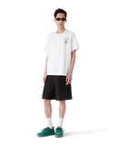Casablanca Tricou cu mânecă scurtă Casa Way Mountain alb