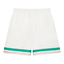 Casablanca Casa Way Silk Shorts White