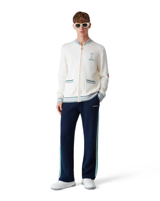 Casablanca Cotton Casa Club Jacket White