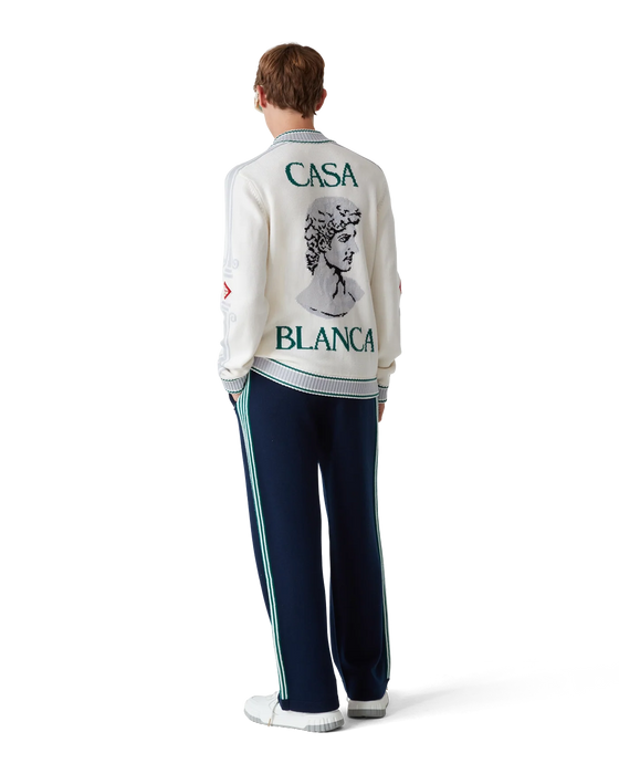 Casablanca Cotton Casa Club Jacket White