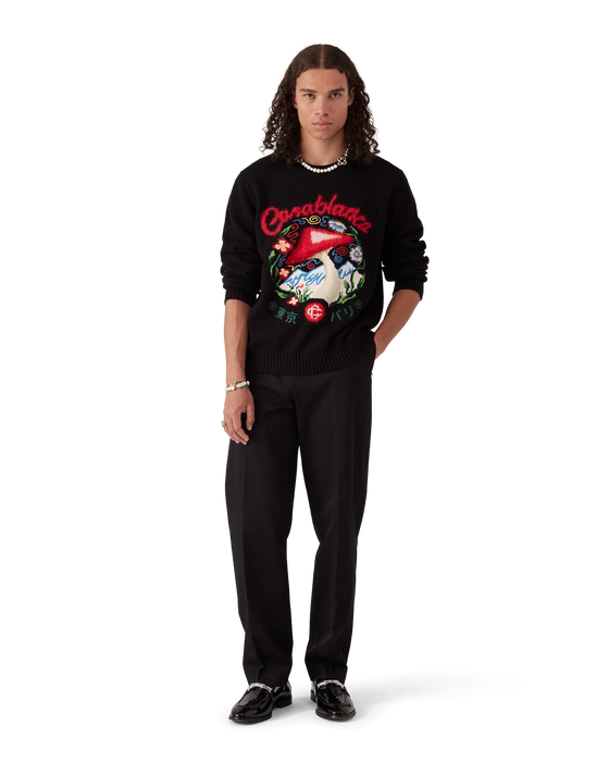 Casablanca Cotton Chinos Black