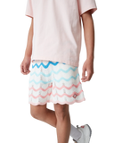 Casablanca Cotton Wave Crochet Shorts Multi