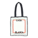 Casablanca Crochet Bag White