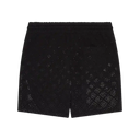 Casablanca Crystal Monogram Sweatshort Black