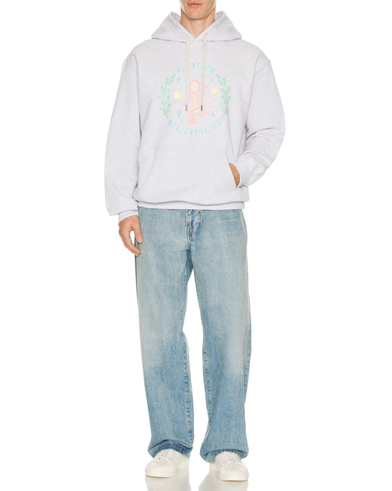 Casablanca Dance Joy Hooded Sweatshirt Grey