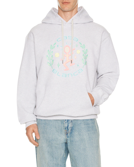 Casablanca Dance Joy Hooded Sweatshirt Grey
