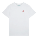 Casablanca Tricou cu mânecă scurtă Diamond Logo alb