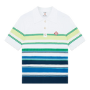 Casablanca Gradient Stripe Short Sleeve Polo Shirt