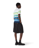 Casablanca Gradient Stripe Short Sleeve Polo Shirt
