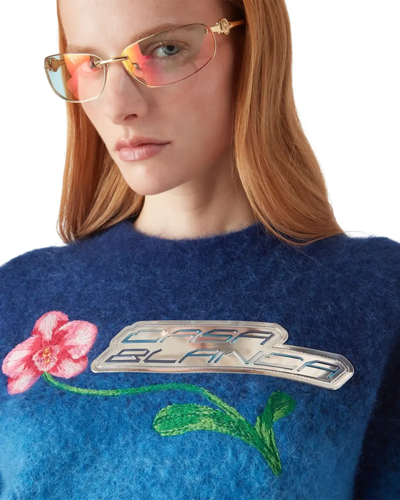 Casablanca Gradient Orchid Sweater