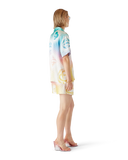 Casablanca Halftone Logo Cuban Collar Short-Sleeve Shirt