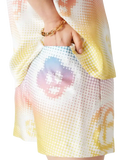 Casablanca Halftone Logo Silk Shorts