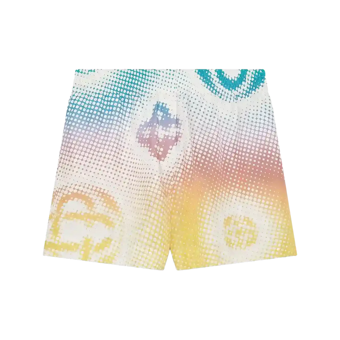Casablanca Halftone Logo Silk Shorts