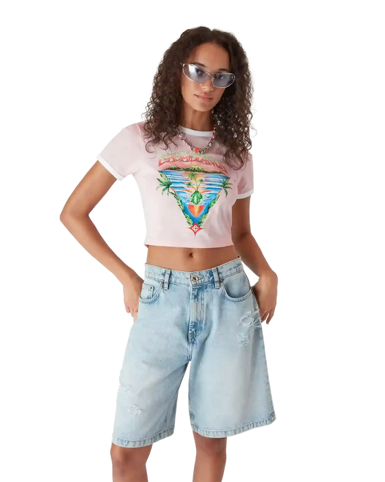 Casablanca Innocence Triangle Baby Tee