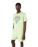Tricou clasic Casablanca Innocence Triangle Verde