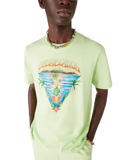 Tricou clasic Casablanca Innocence Triangle Verde